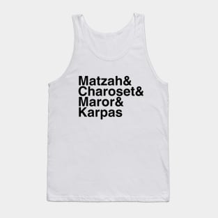 Matzah & (black text) Tank Top